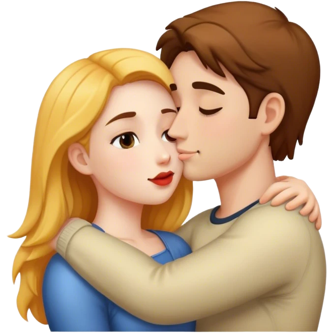 Love kiss hug emoji