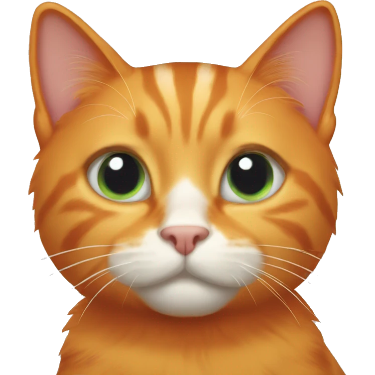 Orange cat  emoji