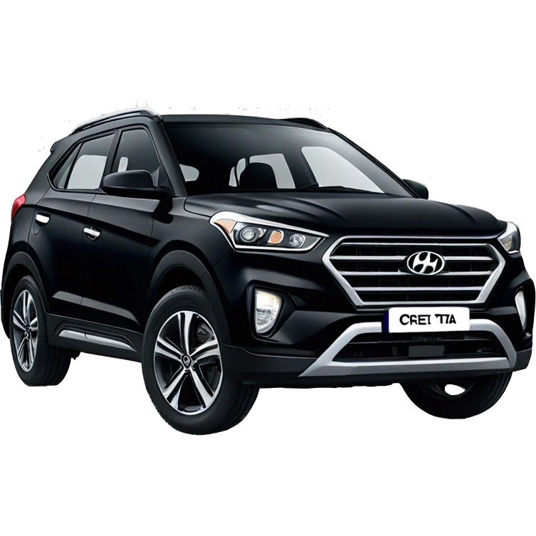 hyundai creta car black emoji