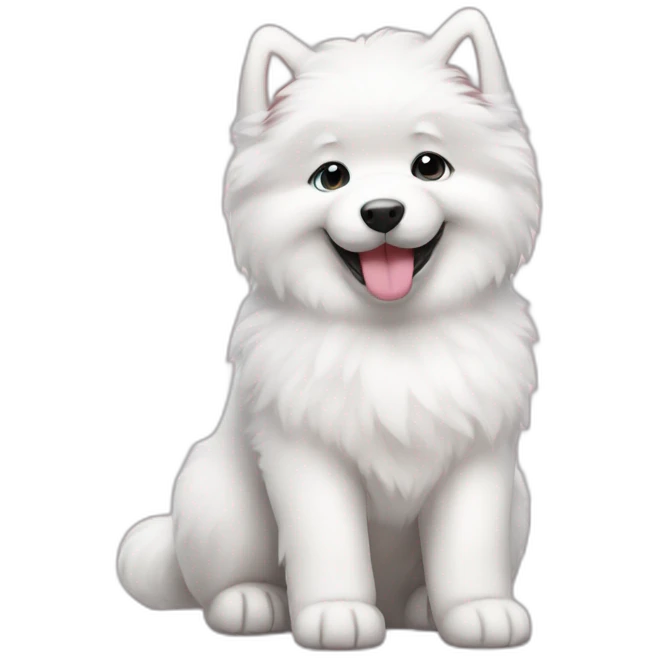Samoyed puppy emoji