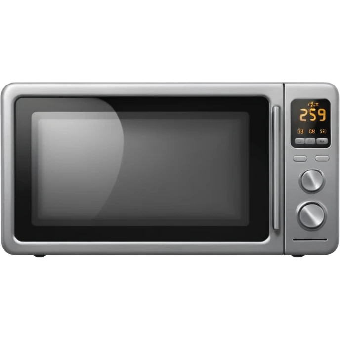 microwave emoji in style of apple emoji