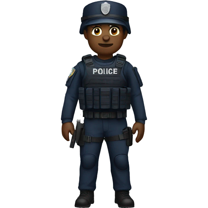 Police swat commander emoji