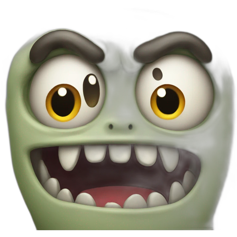 monster crazy emoji