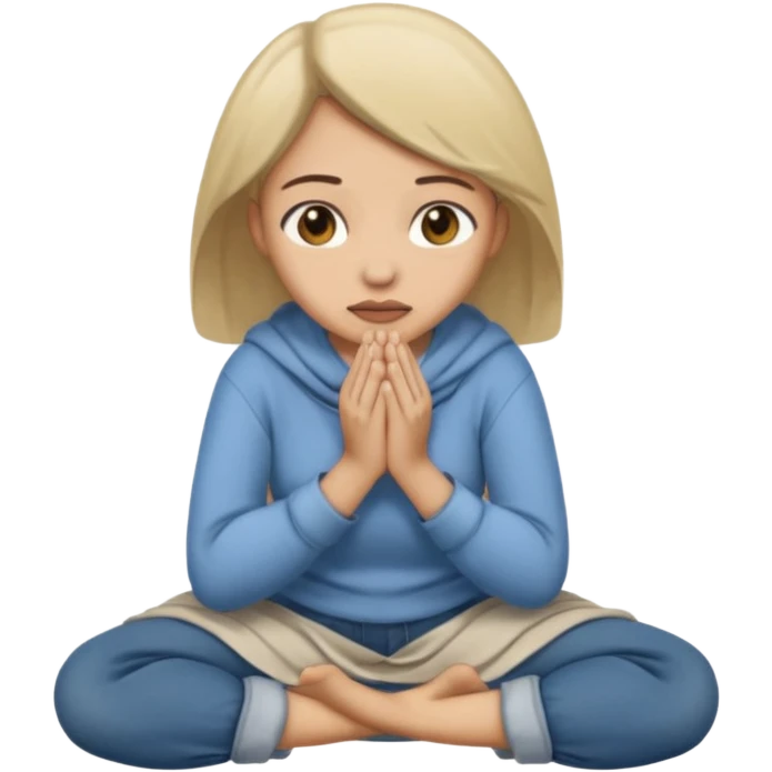 Women begging on hands and knees emoji