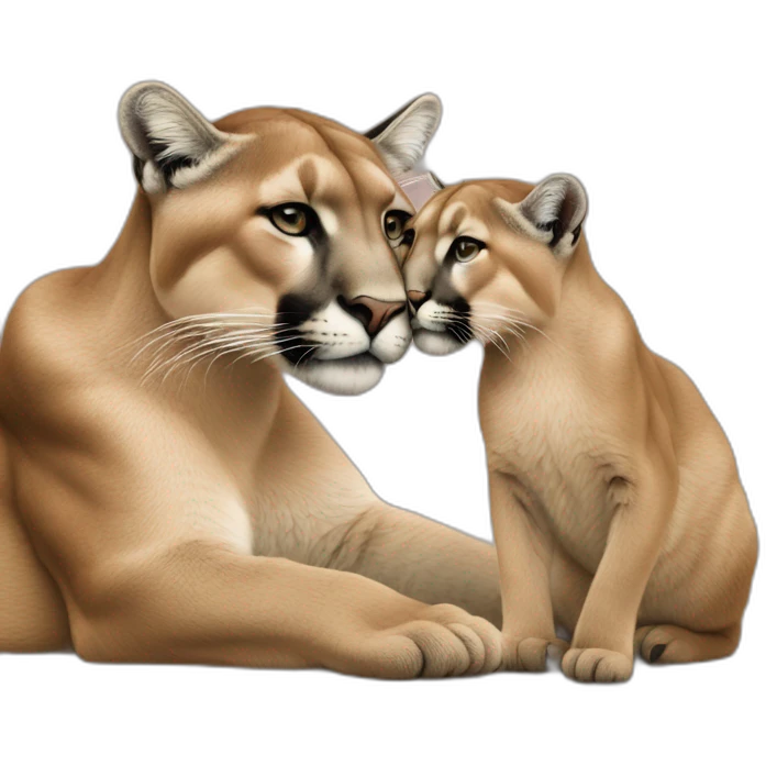 puma et nike qui font un calin emoji