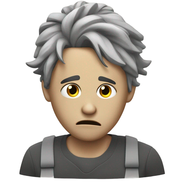 Tired retail worker emoji