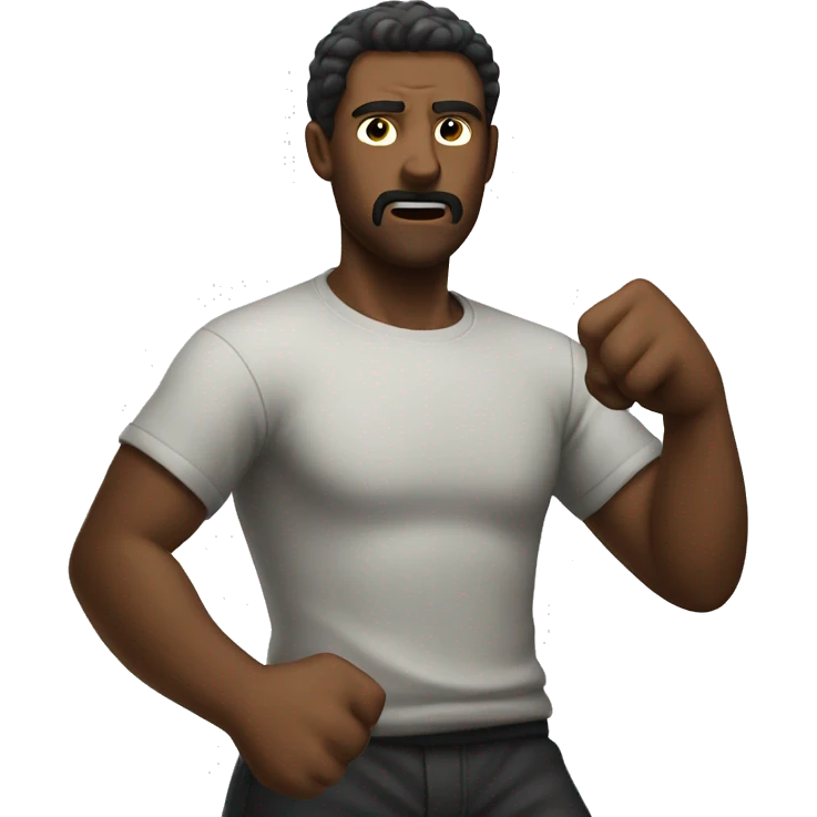Man fighting emoji