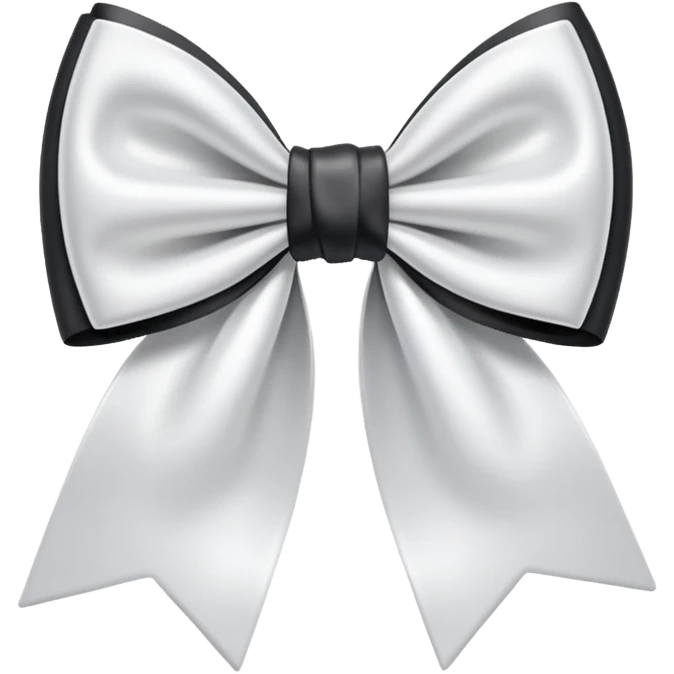 white bow emoji