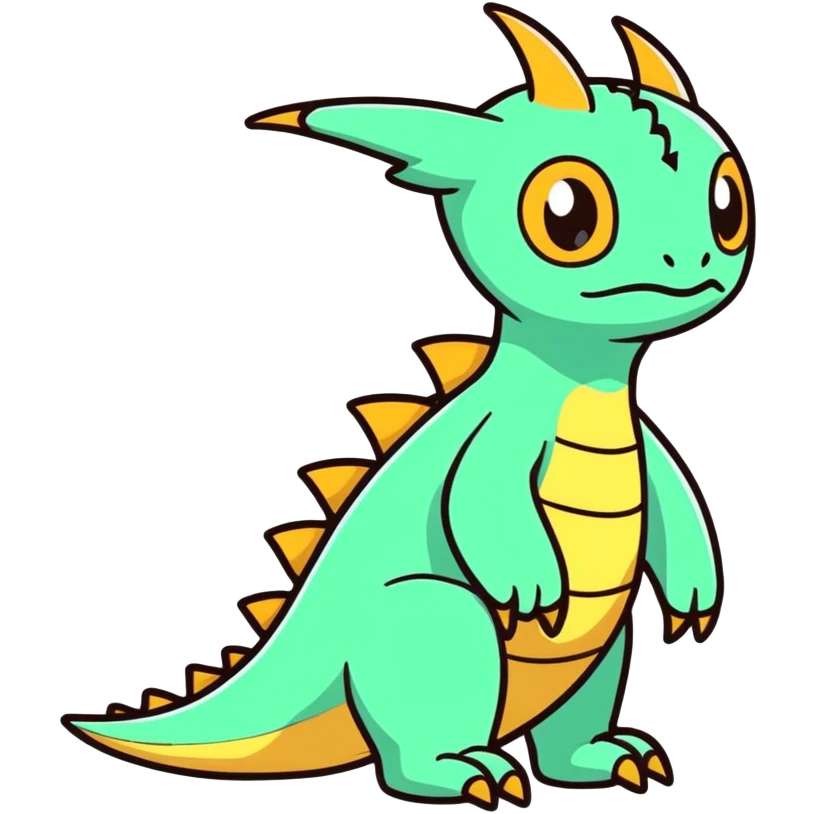 Colorful fantasy Fakémon-Creature (full body)  emoji