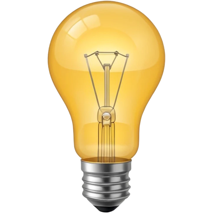 light bulb with small network nodes around emoji