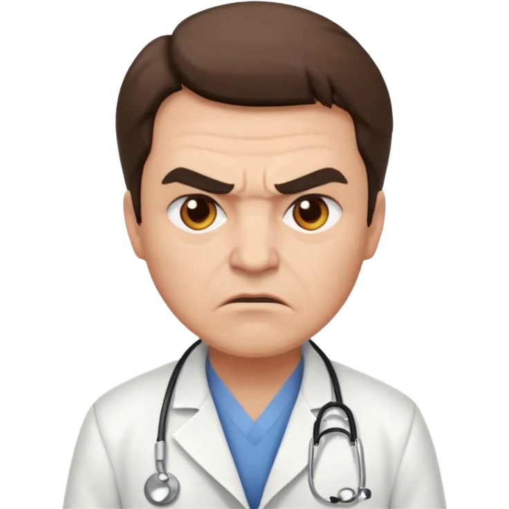 very angry doctor emoji