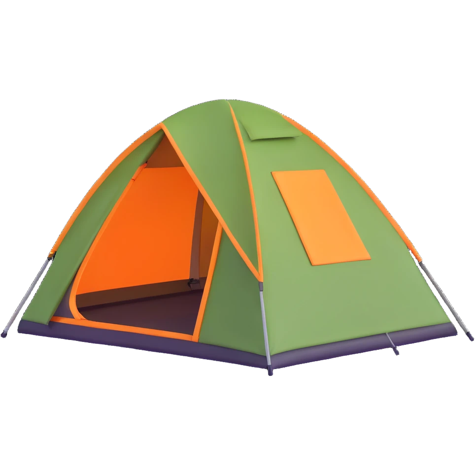 camping tent emoji