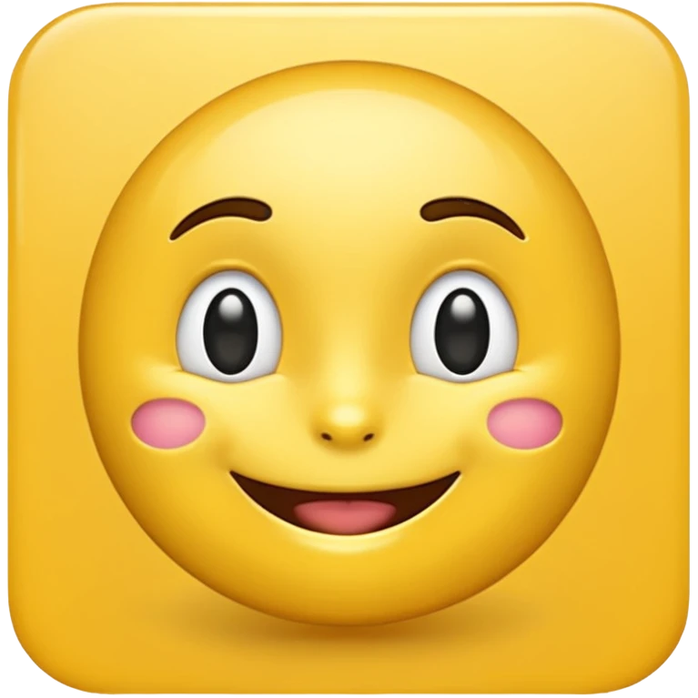 AI emoji with a smirk, expressing gratitude and saying thank you to friends, friendly and playful expression emoji