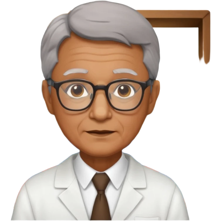 old male Librarian in foreign countries with glasses and librarian uniform emoji