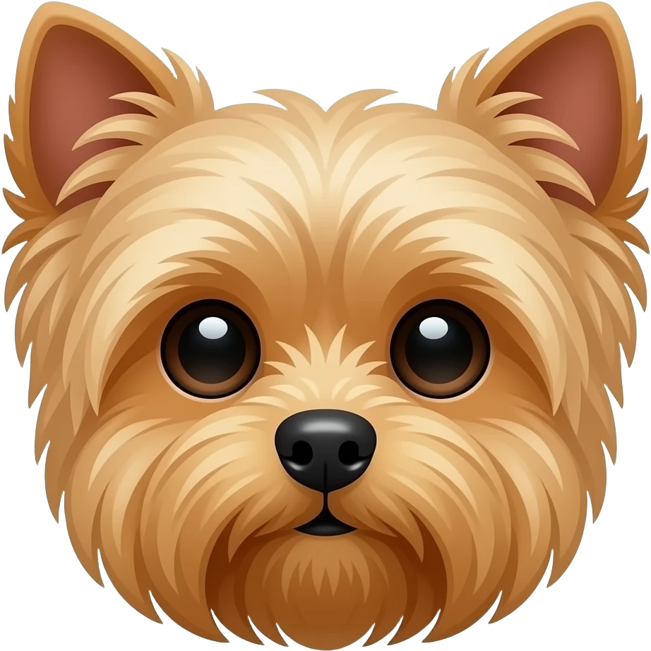 Yorkie face emoji emoji