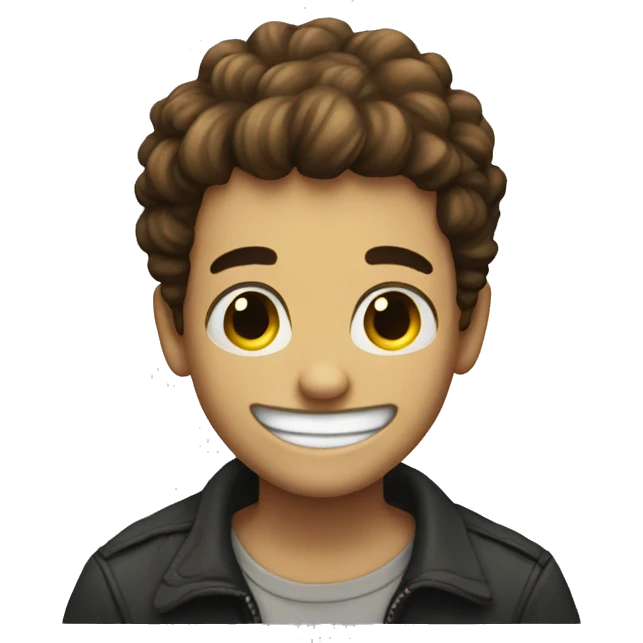 creepy boy smile emoji