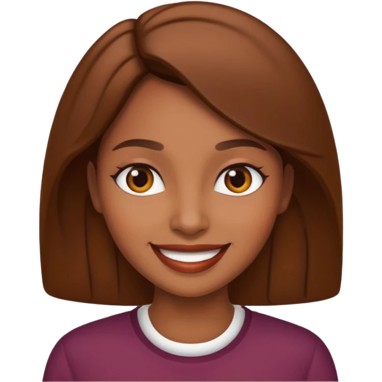 Brown lady with attitude  emoji