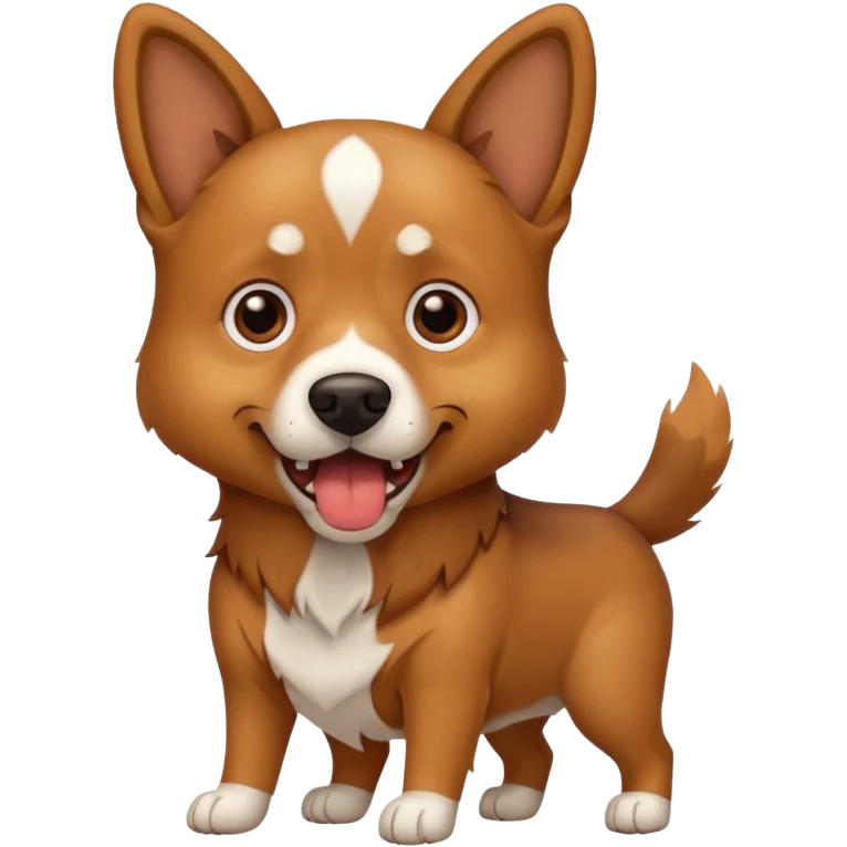 Barking dog emoji