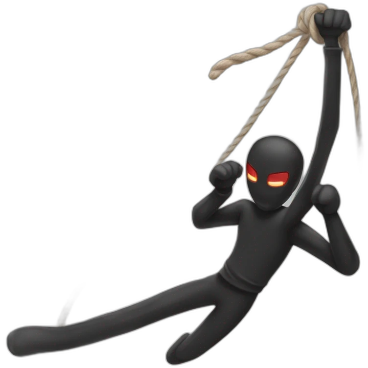 Stickman rope hero emoji