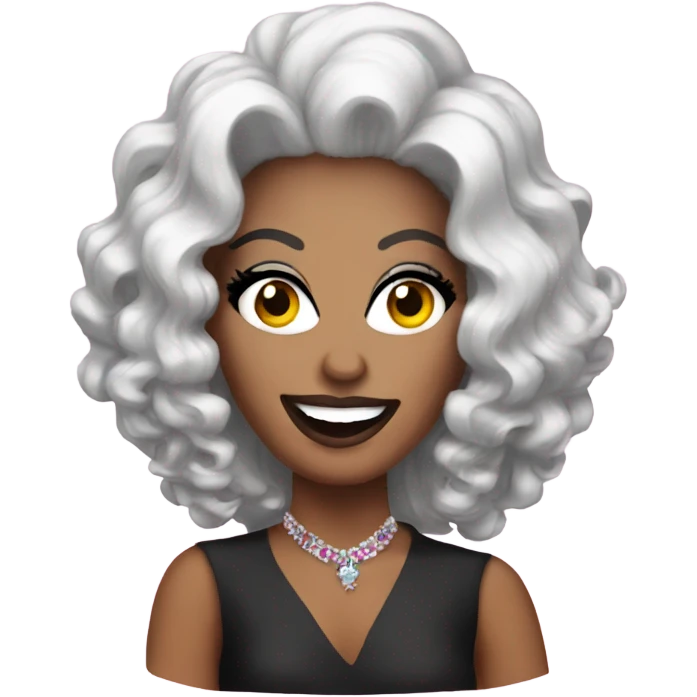 A drag queen  emoji