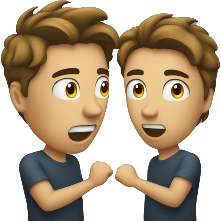 two people arguing  emoji