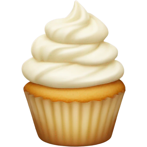 Vanilla cupcake perfume emoji