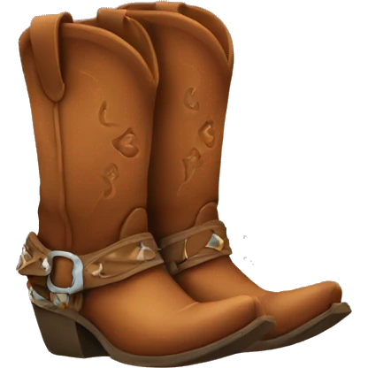 Cowgirl boots emoji