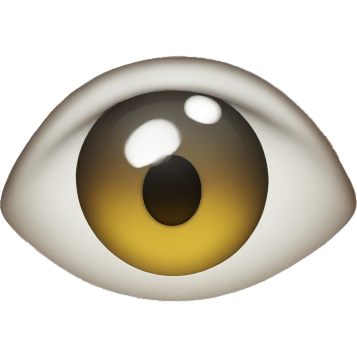 Huge pupils and ø as mouth  emoji