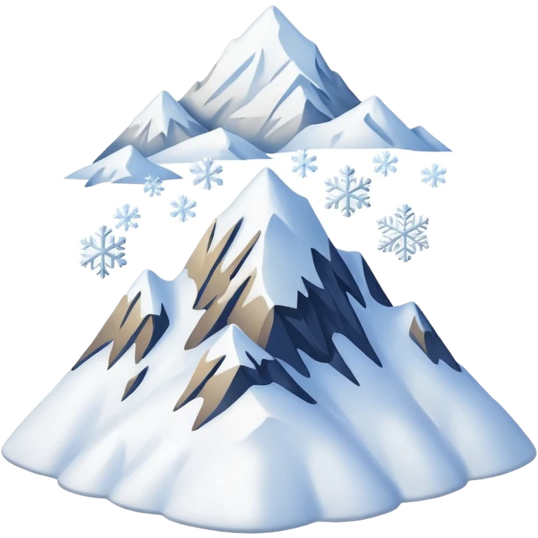 Snow Peak, many snow emoji