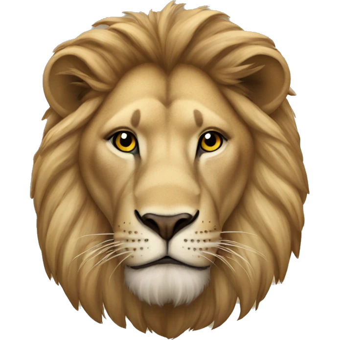 Lion at zoo emoji