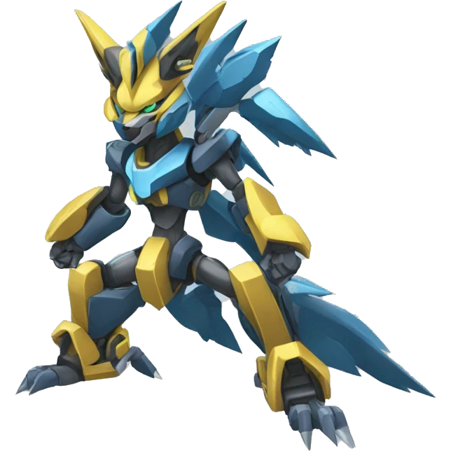 Zeraora-Zoroark-medabot-Mecha full body emoji