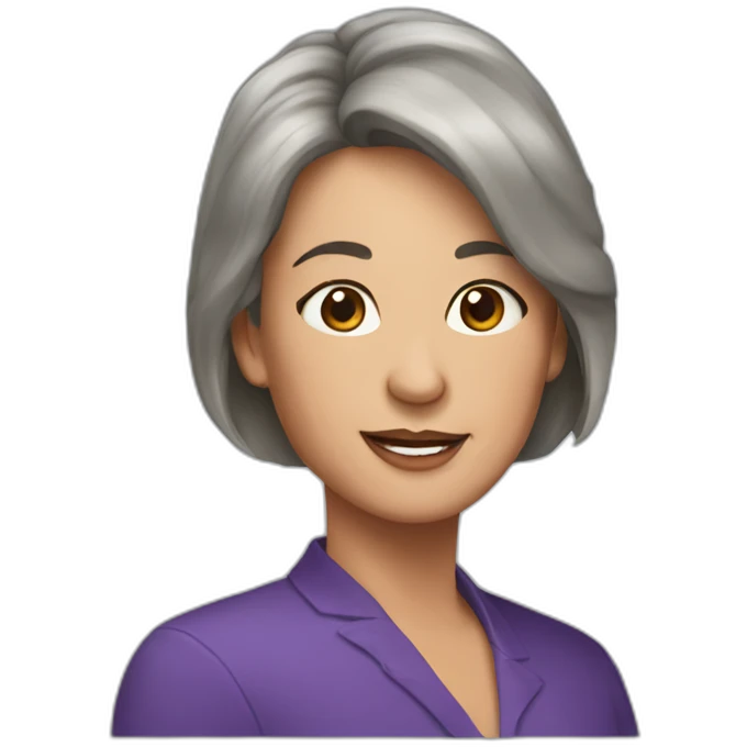 60th birthday Cristina brown hair emoji
