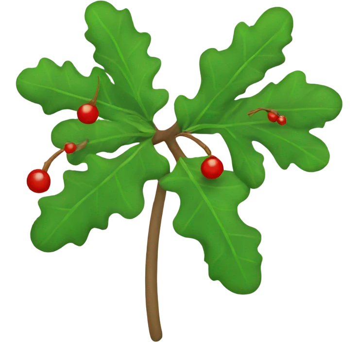 Mistletoe emoji