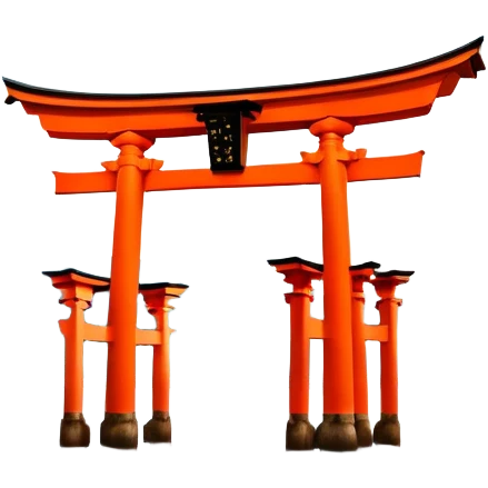 ​Cinematic Realistic Itsukushima Shrine, depicted as the iconic floating torii gate and shrine complex on the water, with vibrant vermilion hues contrasting against the serene blue sea and sky, rendered with intricate architectural details and soft, ethereal lighting that captures its spiritual beauty, emoji