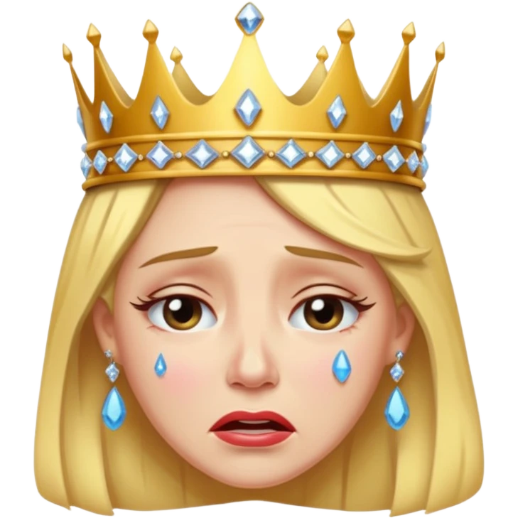 crying queen emoji