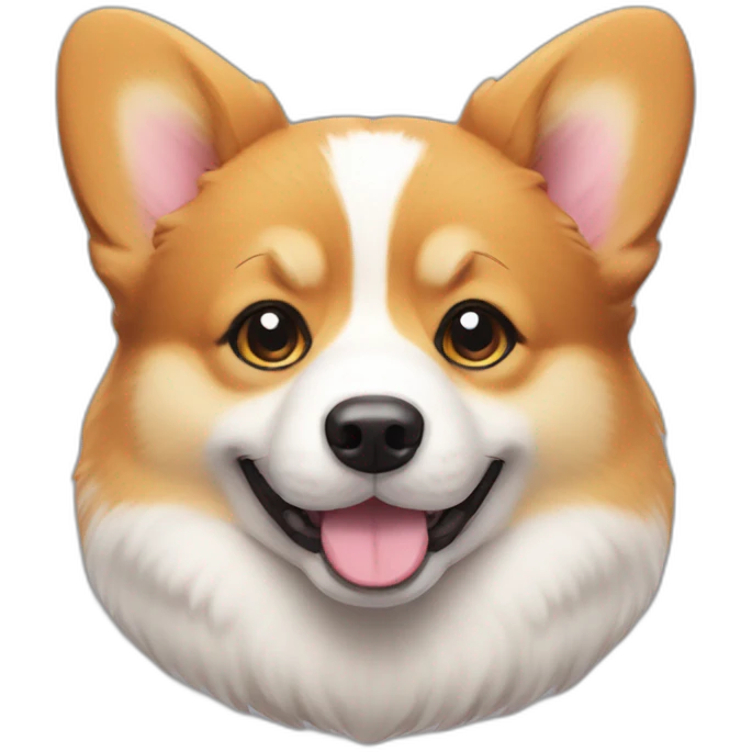cute-chubby-fluffy-corgi emoji