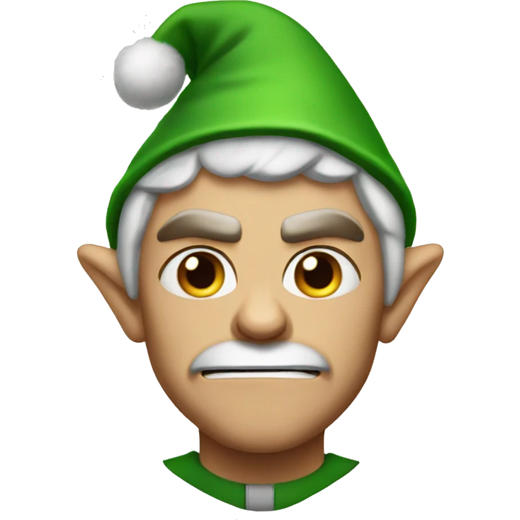 Angry elf emoji