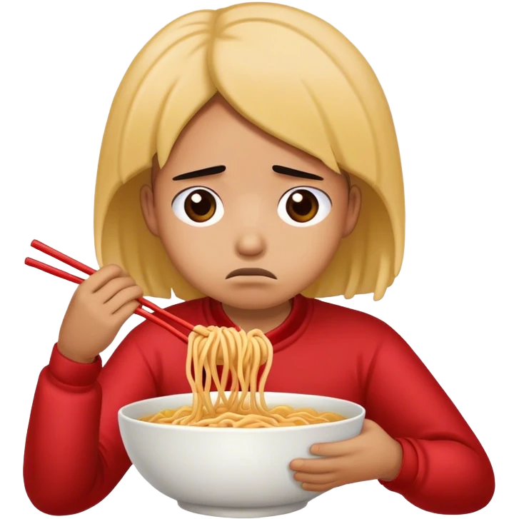 no eating instant noodles emoji