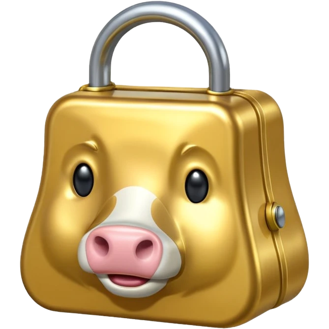 gold cow bell emoji