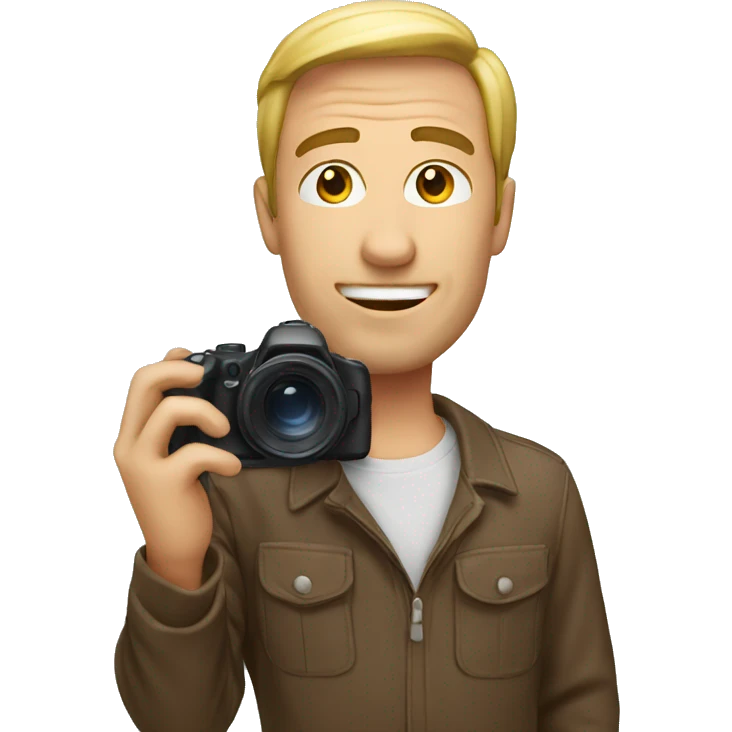 man taking photo  emoji