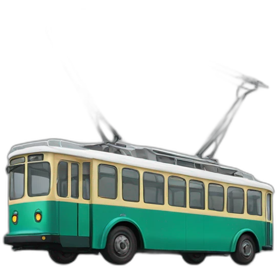 trolleybus emoji
