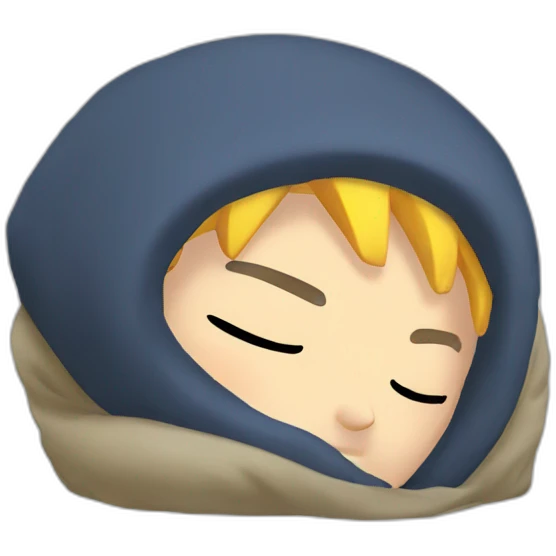 Naruto sleeping emoji