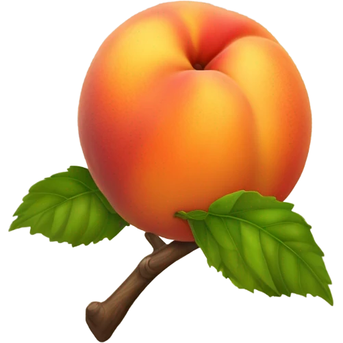Peach emoji