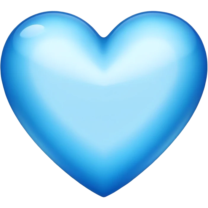 Azure heart emoji