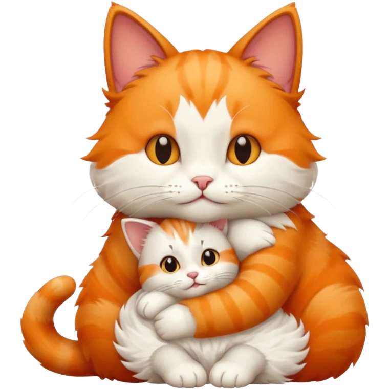 cat hug emoji