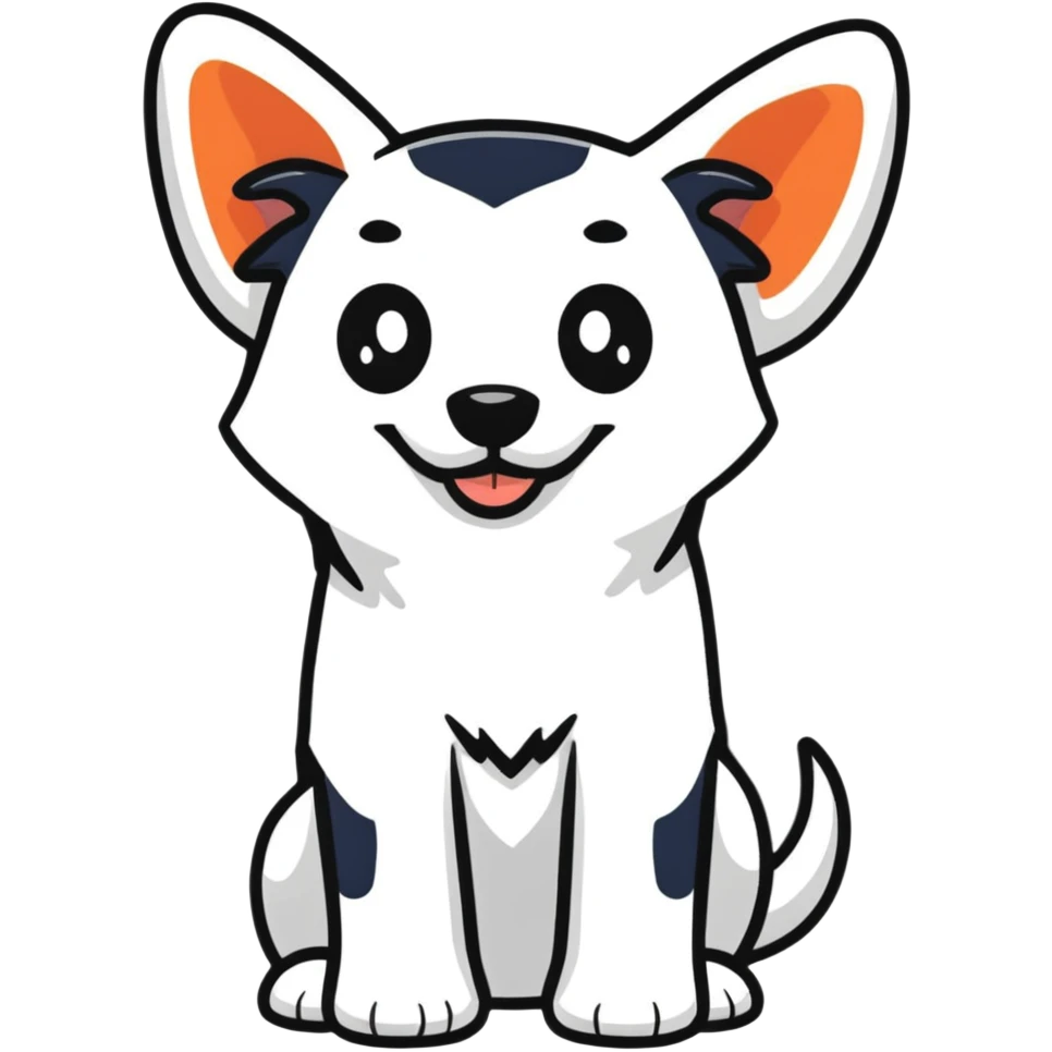 a dog emoji