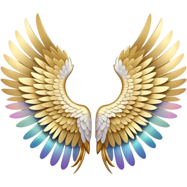Divine romantic wings  emoji