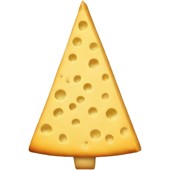 Cheese Christmas tree emoji