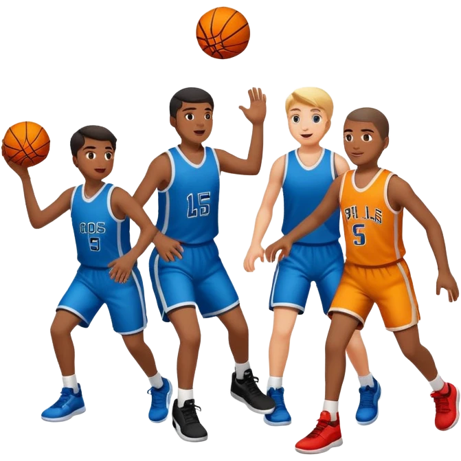 компания занимается спортом emoji