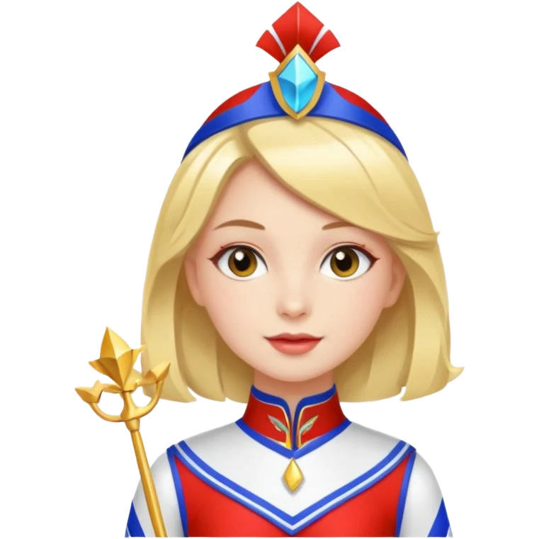 Girl with a majorette outfit  emoji